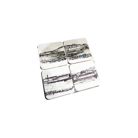 Distilleries of Scotland coaster set