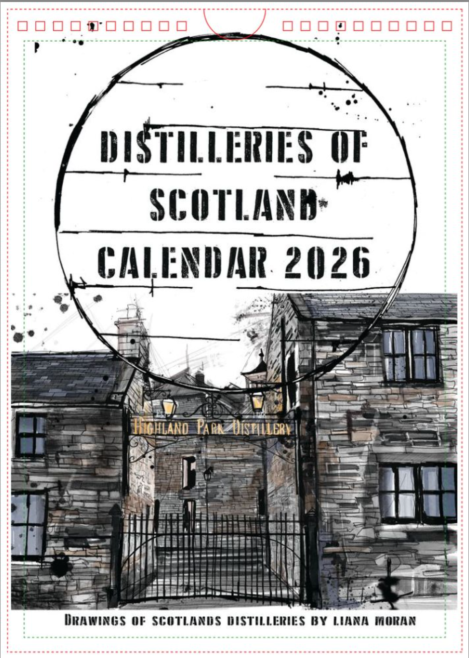 Distilleries of Scotland 2026 Calendar