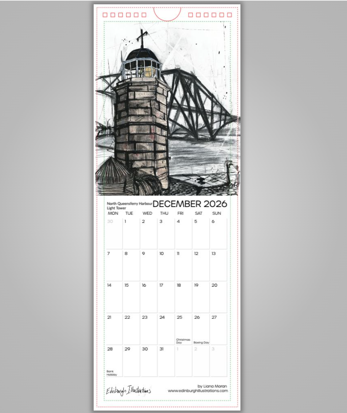 Lighthouses of Scotland Calendar 2026