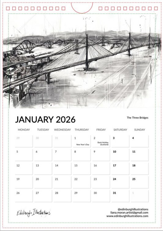 Scotland 2026 Calendar
