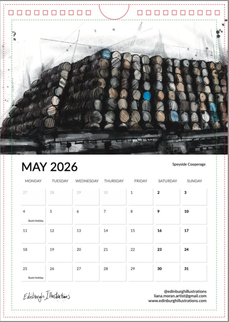 Scotland 2026 Calendar