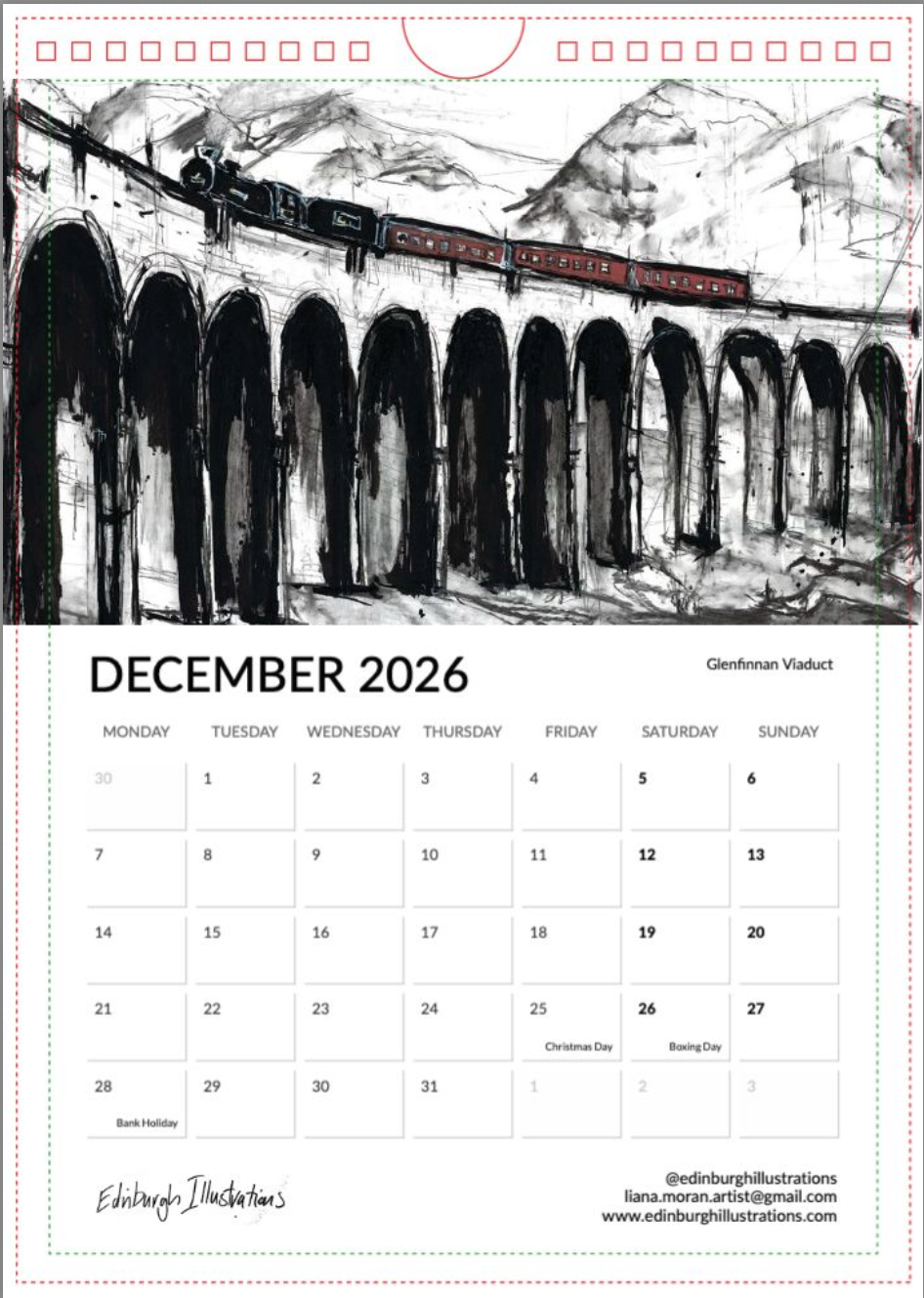 Scotland 2026 Calendar