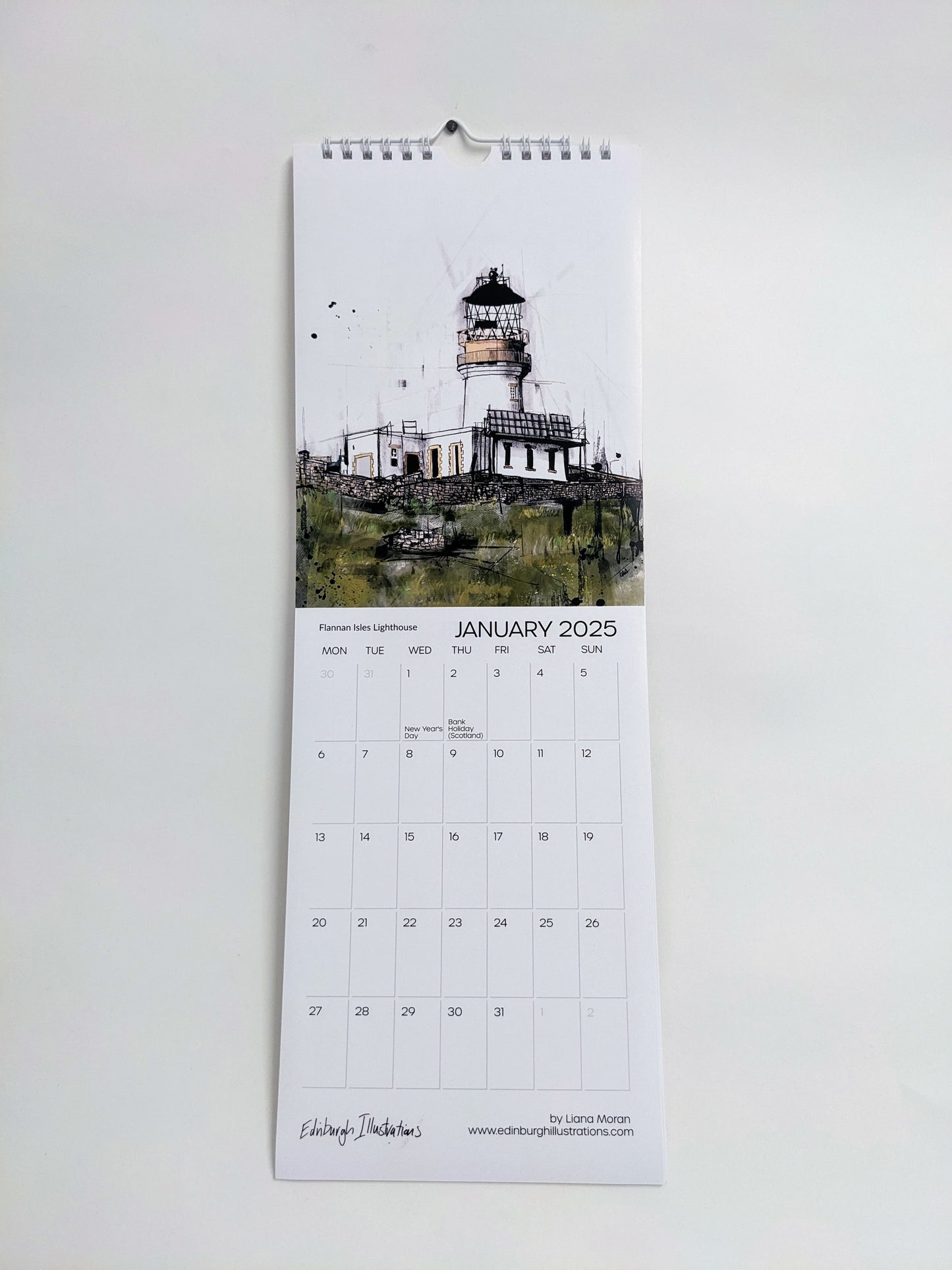 Lighthouses of Scotland Calendar 2025