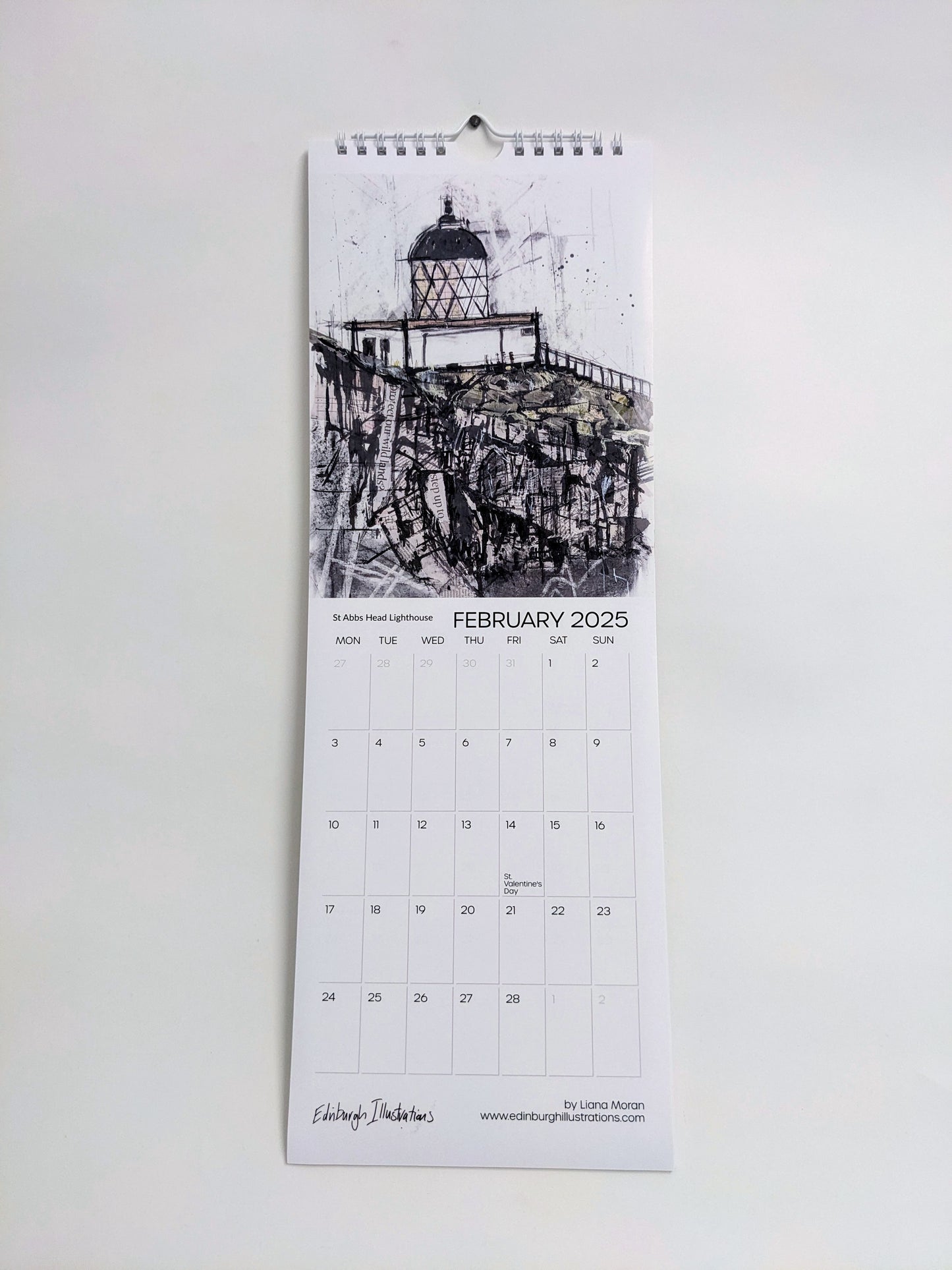 Lighthouses of Scotland Calendar 2025