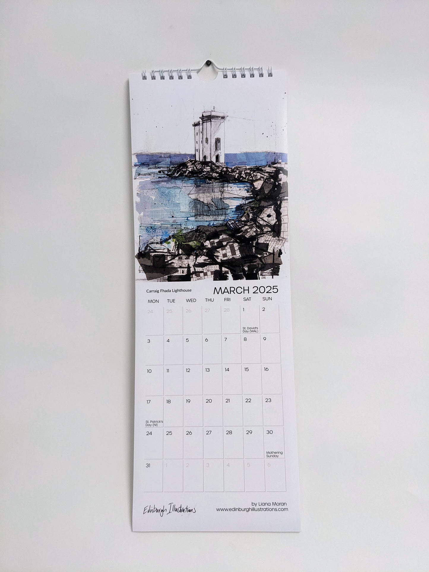 Lighthouses of Scotland Calendar 2025