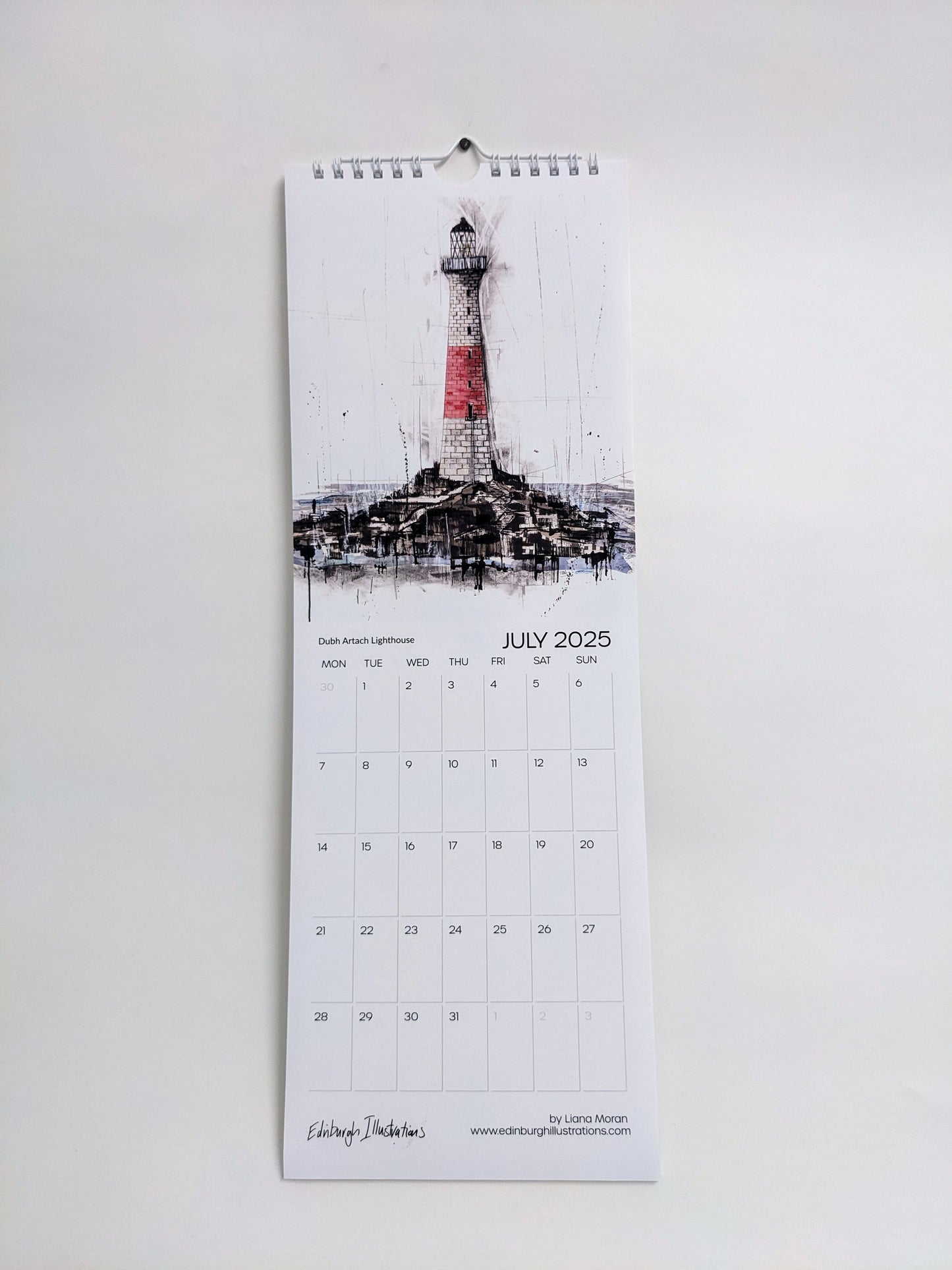 Lighthouses of Scotland Calendar 2025