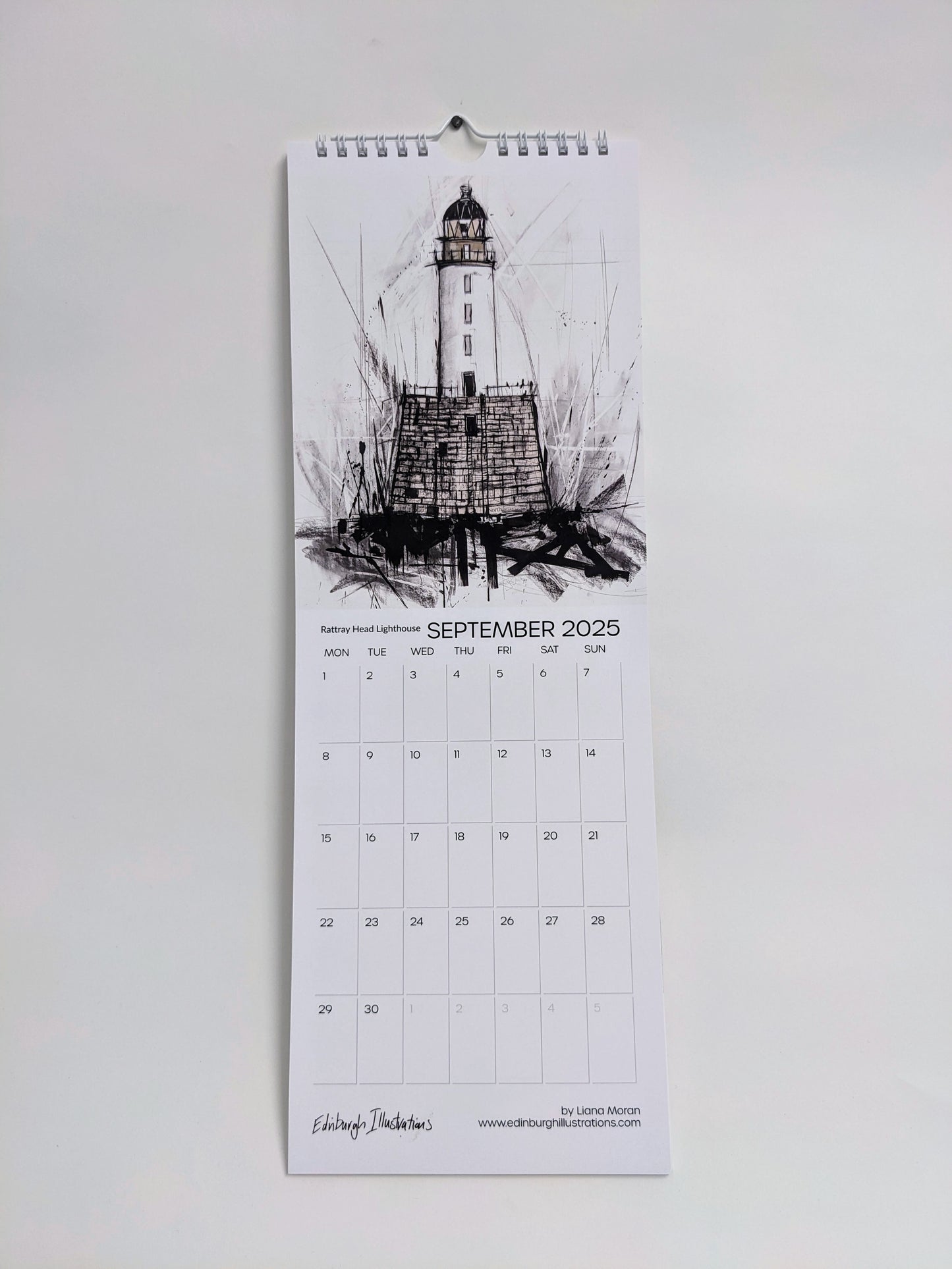 Lighthouses of Scotland Calendar 2025