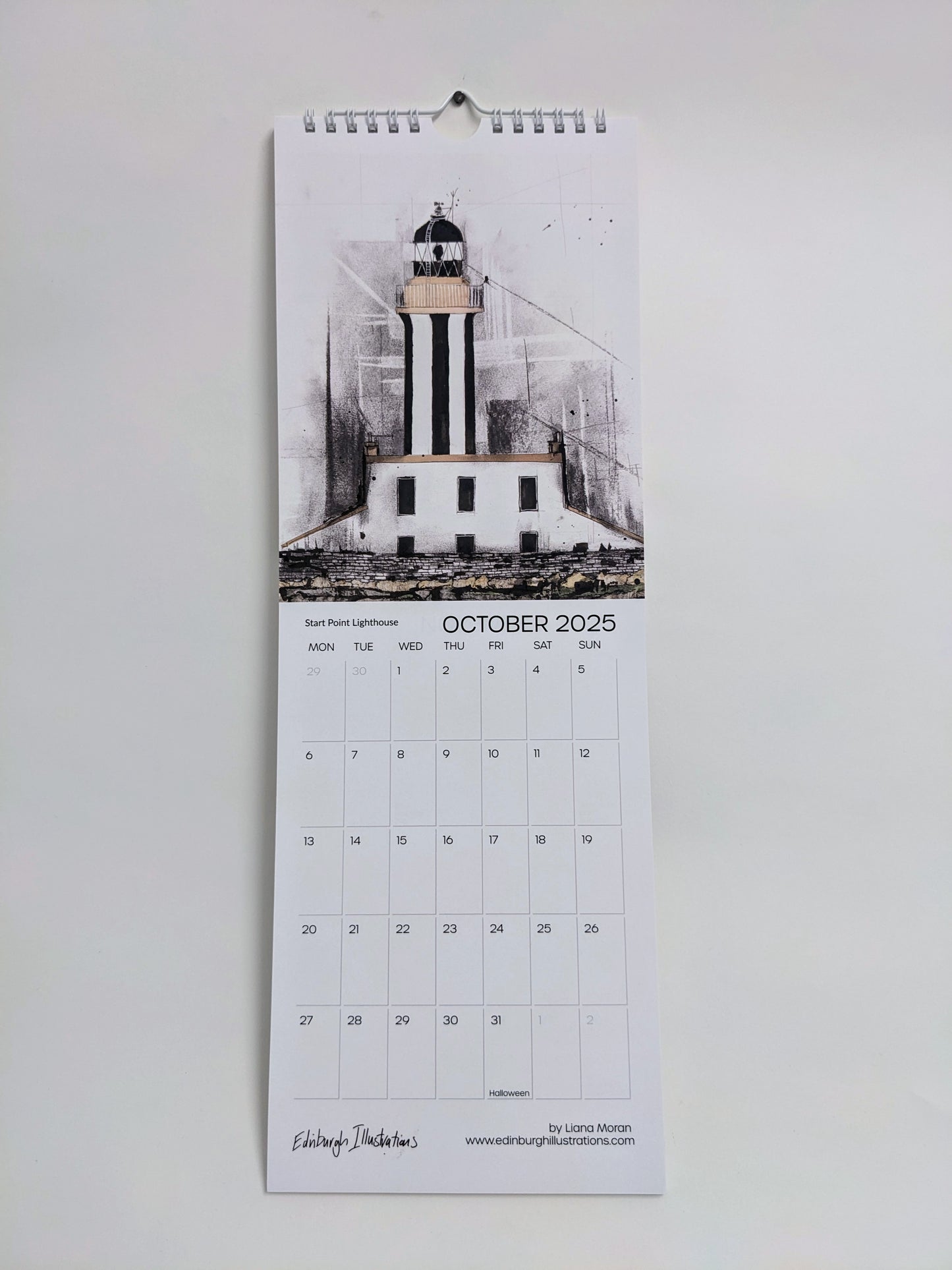 Lighthouses of Scotland Calendar 2025