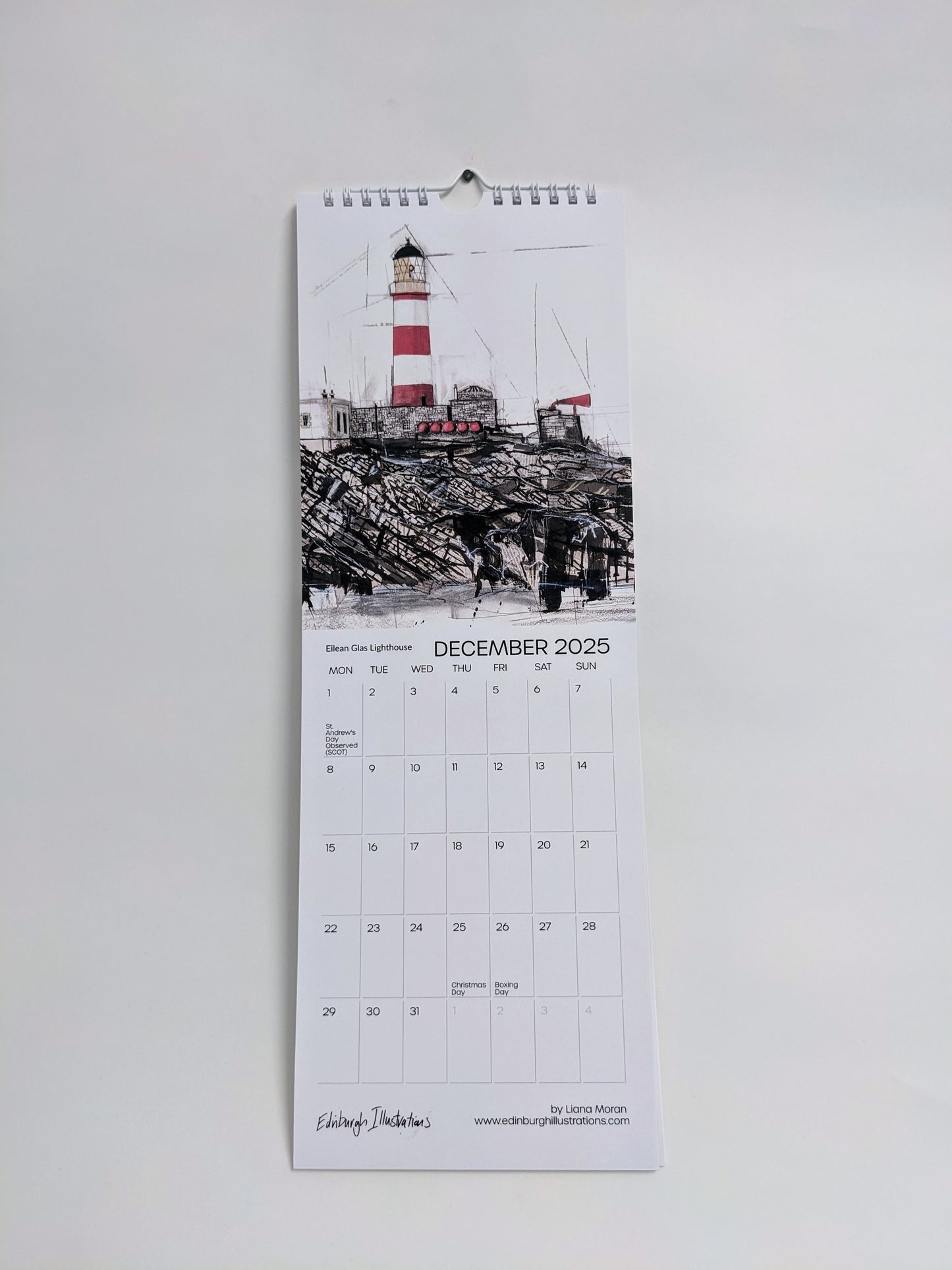 Lighthouses of Scotland Calendar 2025