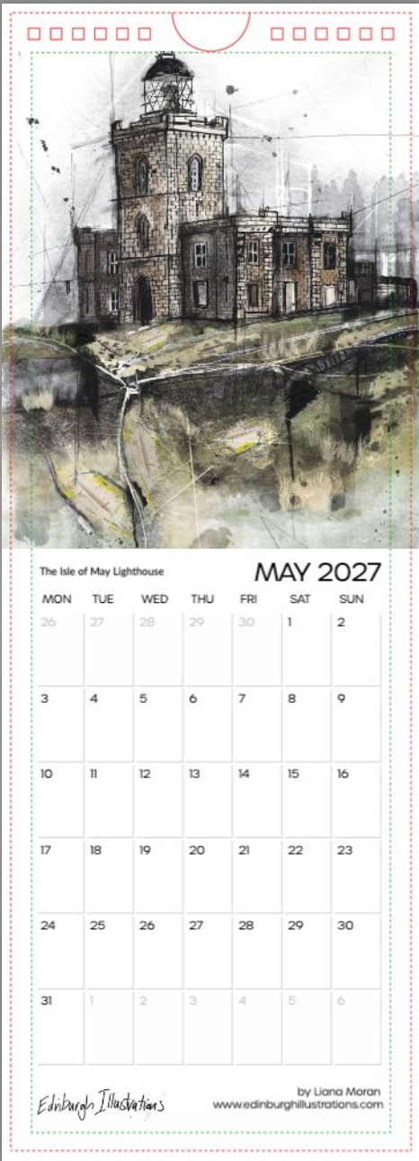 Lighthouses of Scotland Calendar 2027