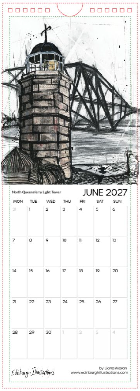 Lighthouses of Scotland Calendar 2027