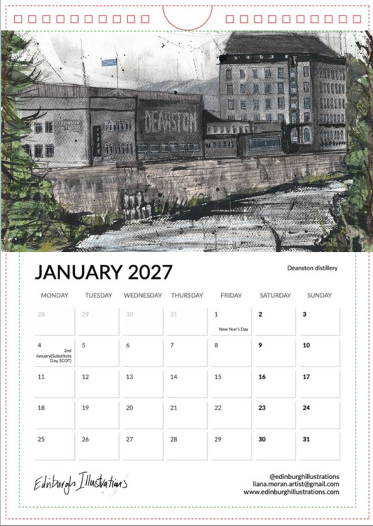 Distilleries of Scotland 2027 Calendar
