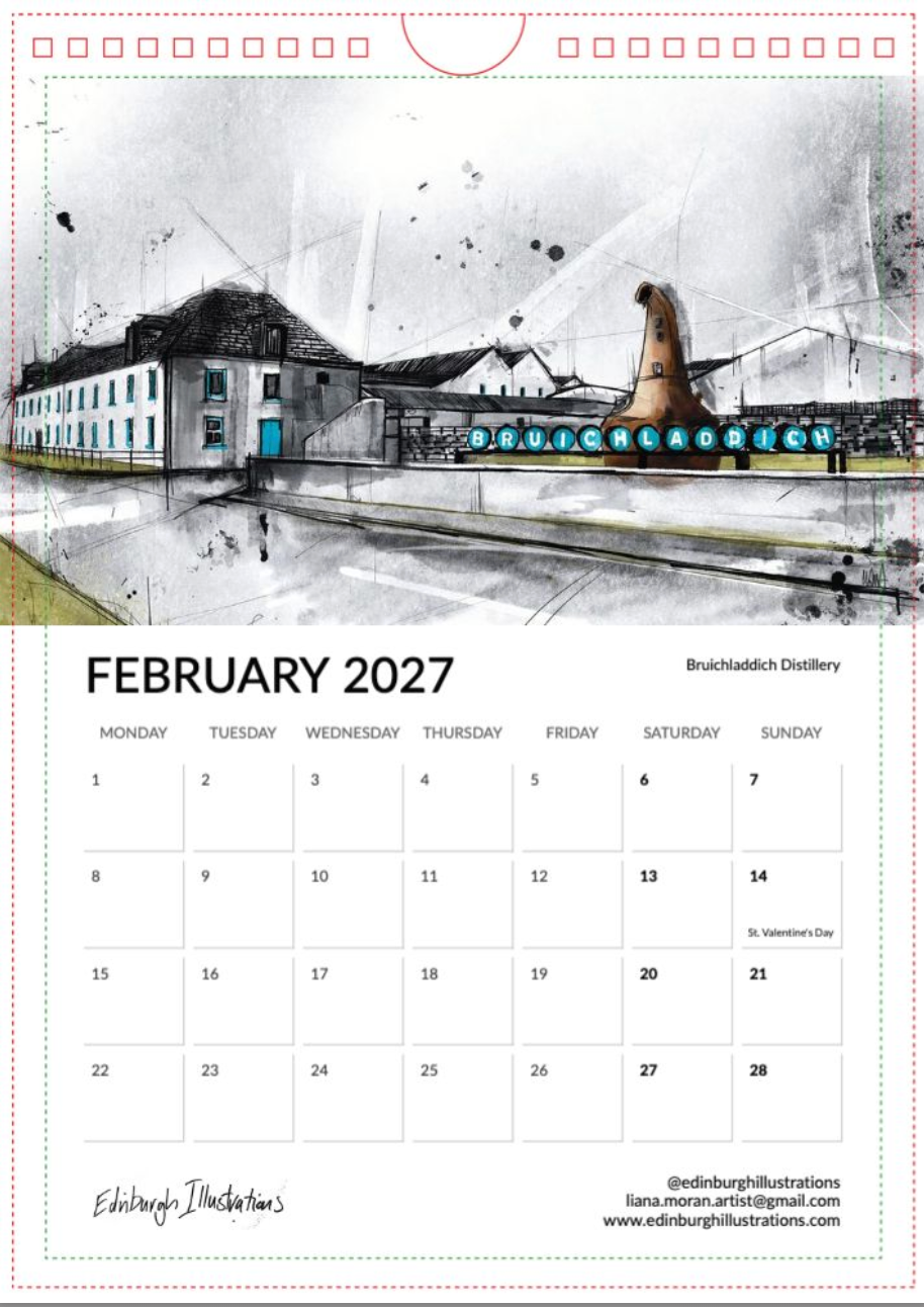 Distilleries of Scotland 2027 Calendar