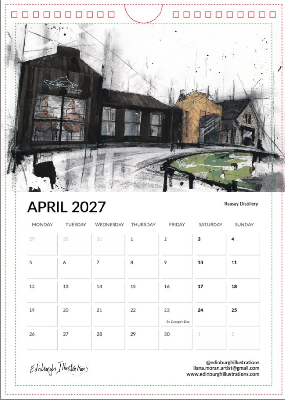 Distilleries of Scotland 2027 Calendar