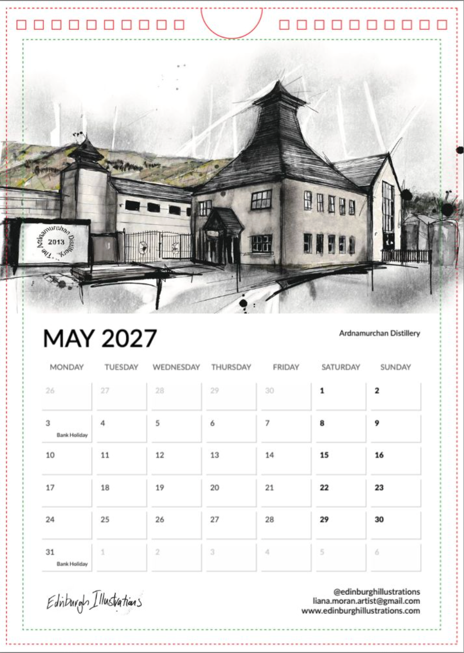 Distilleries of Scotland 2027 Calendar