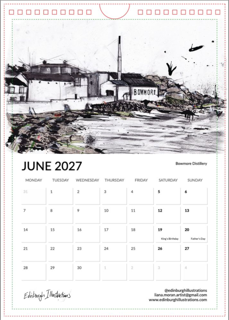 Distilleries of Scotland 2027 Calendar