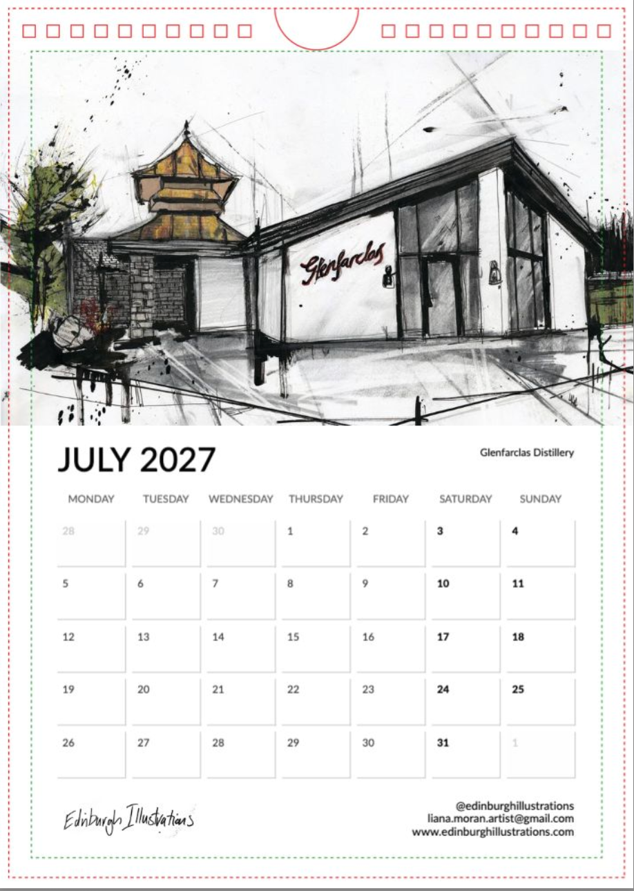 Distilleries of Scotland 2027 Calendar