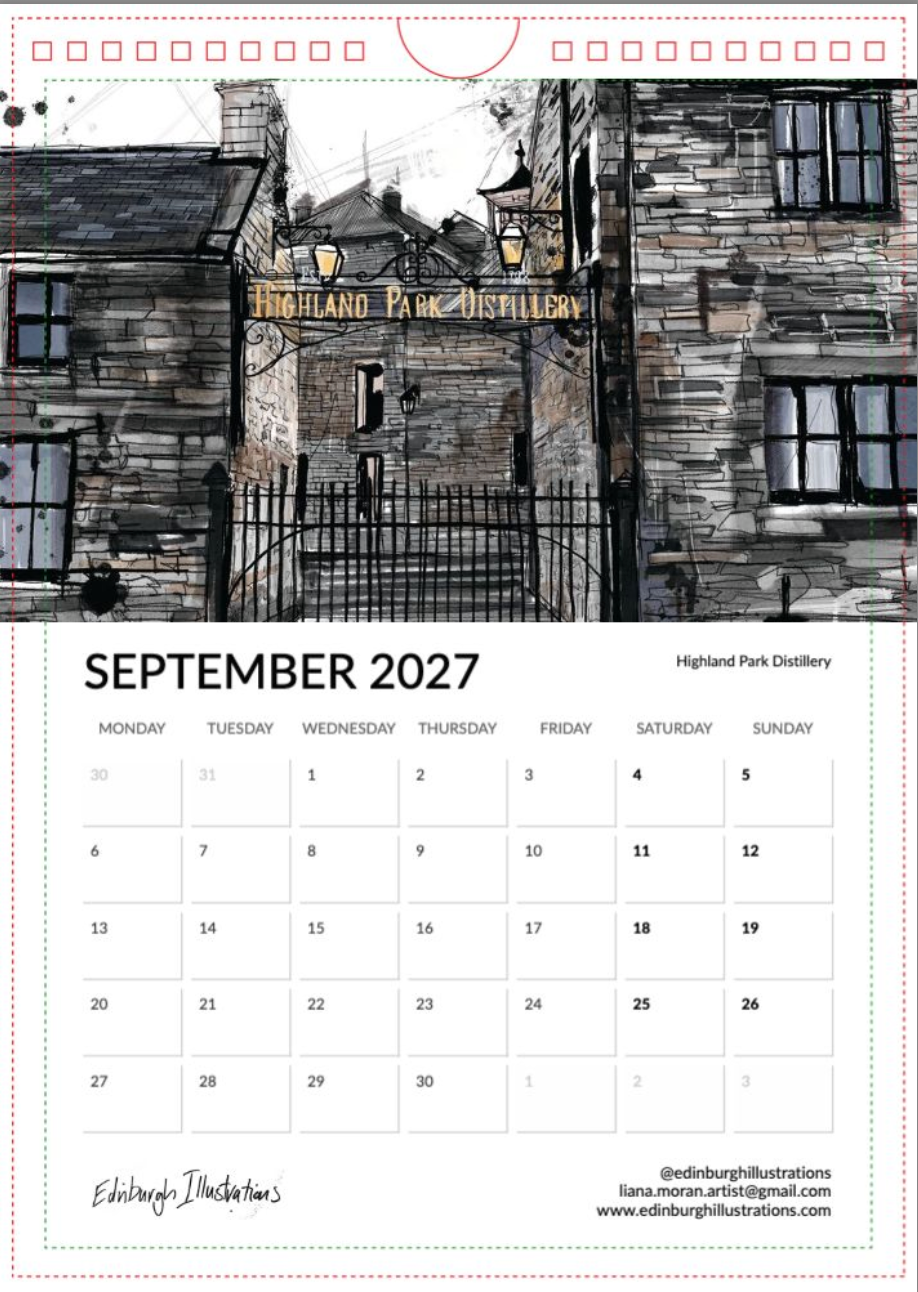 Distilleries of Scotland 2027 Calendar