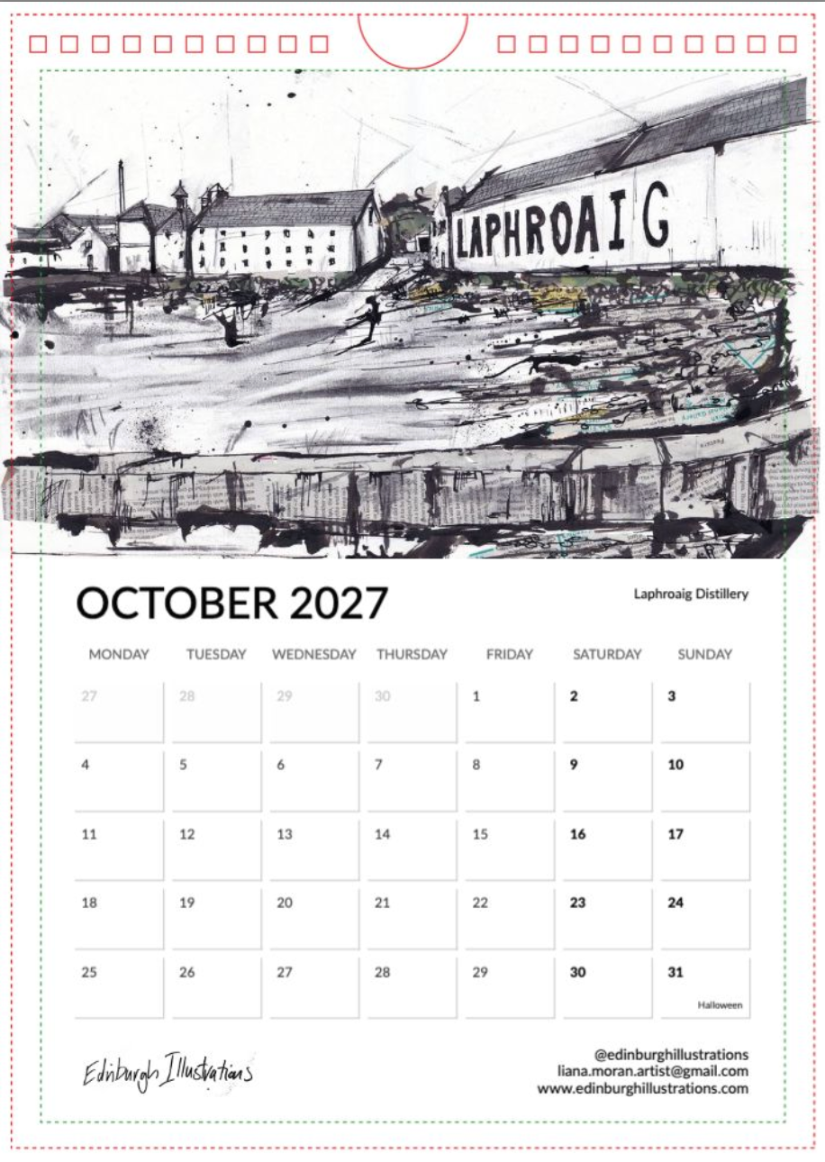Distilleries of Scotland 2027 Calendar