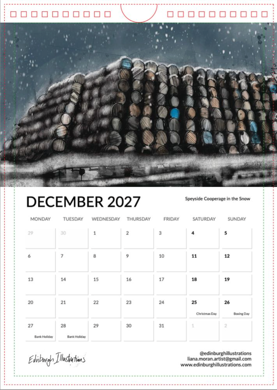 Distilleries of Scotland 2027 Calendar
