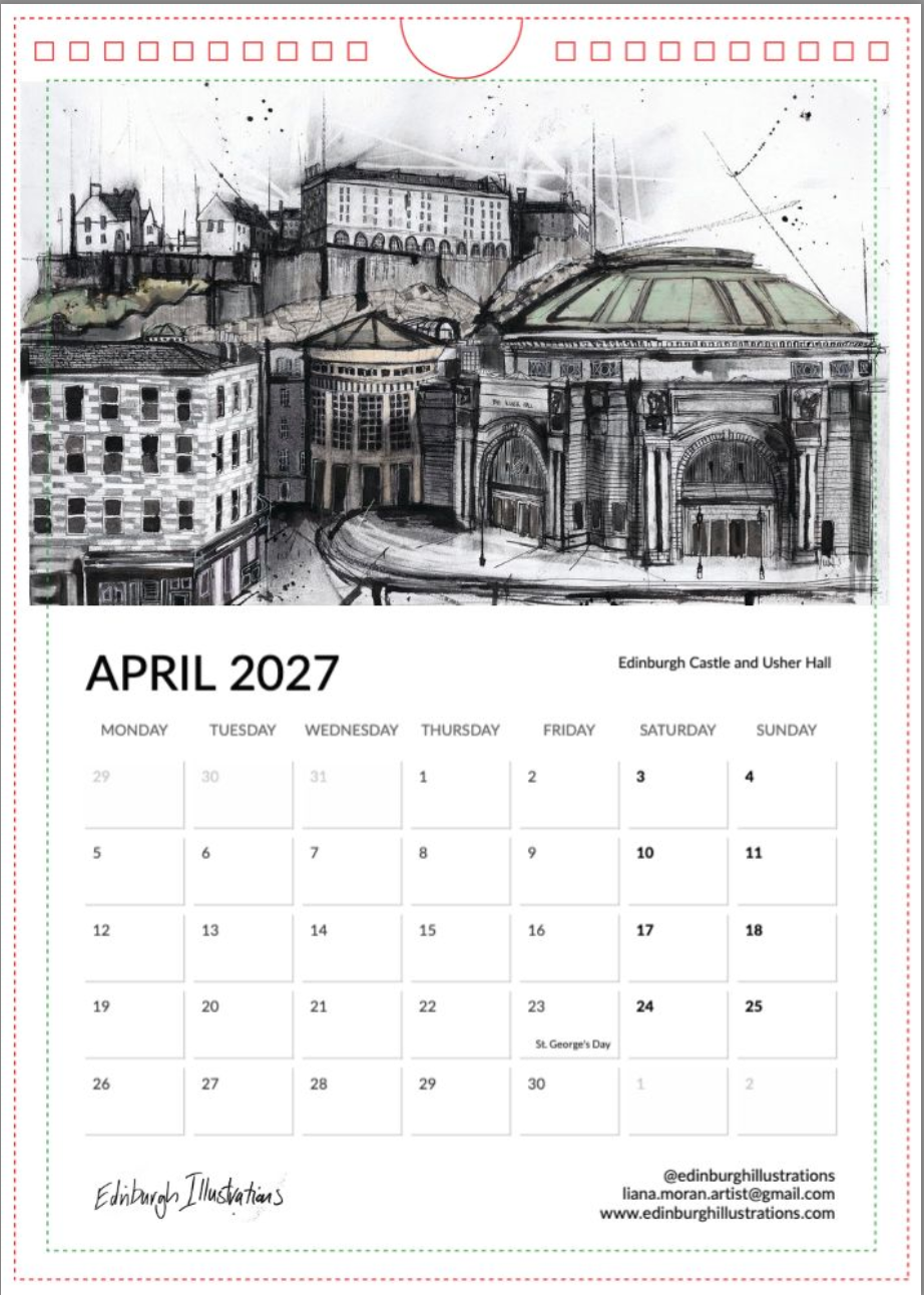 Scotland 2027 Calendar