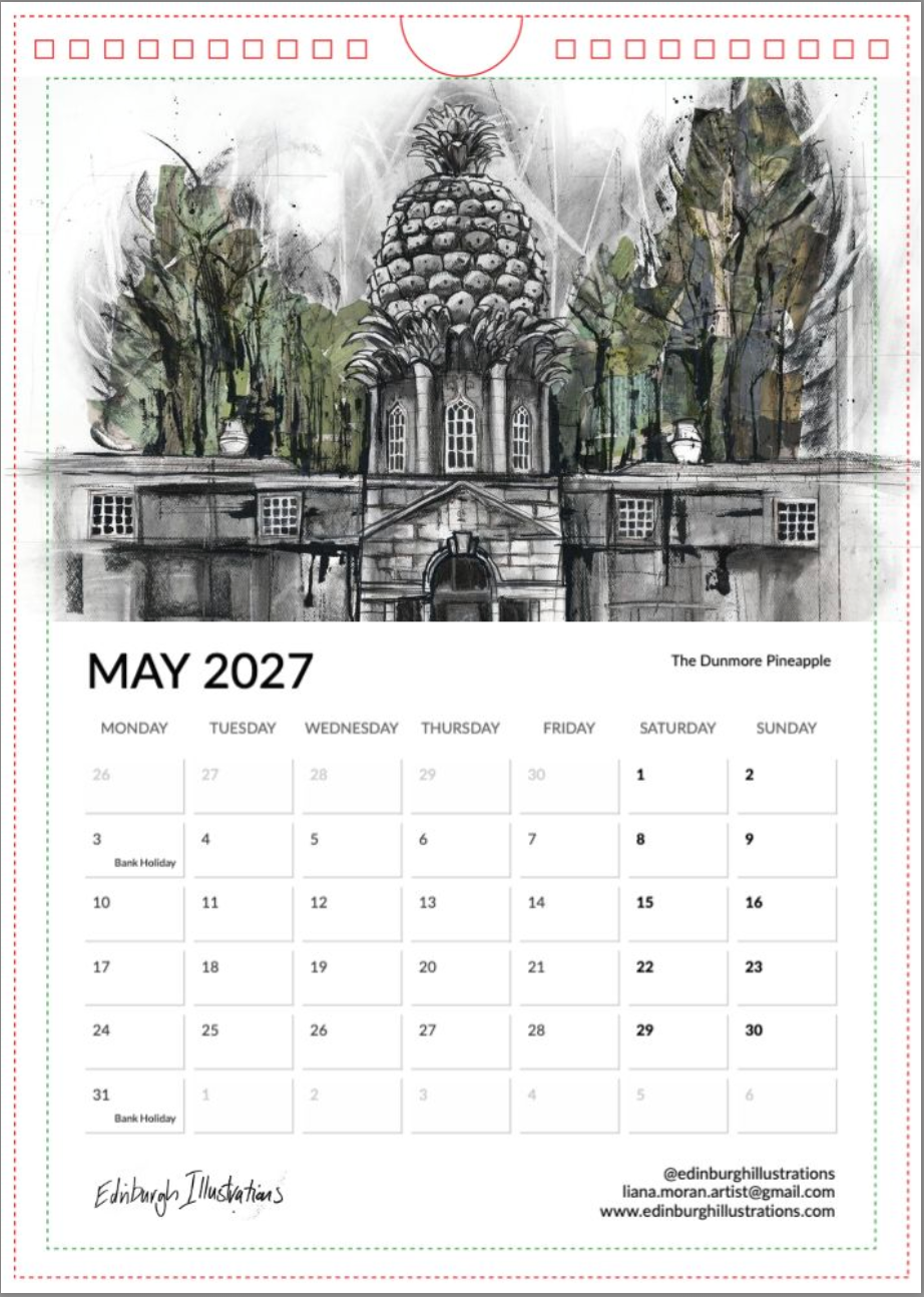 Scotland 2027 Calendar