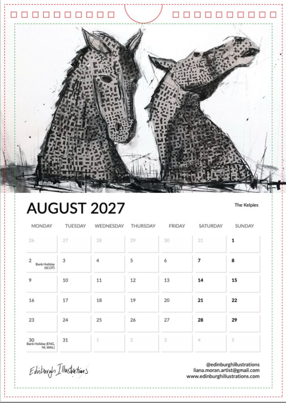 Scotland 2027 Calendar